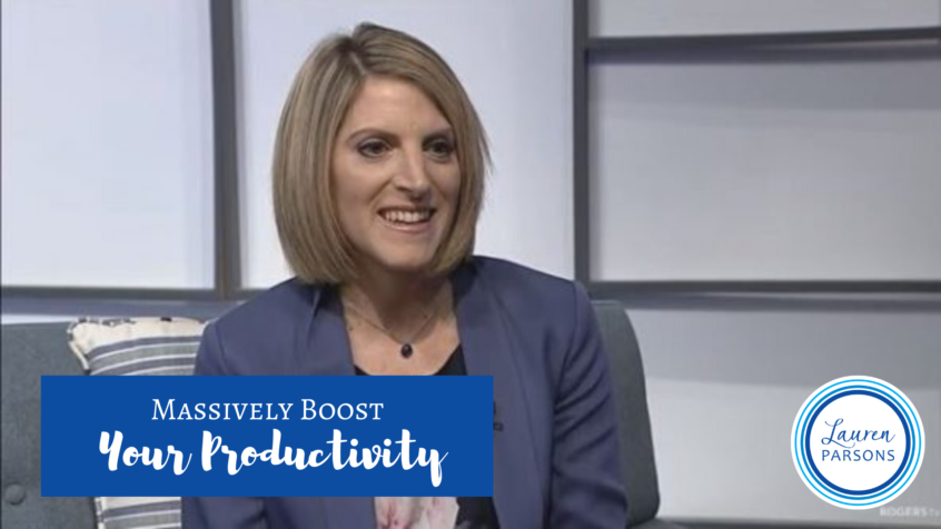 TV Interview - Productivity - Lauren Parsons Wellbeing Session