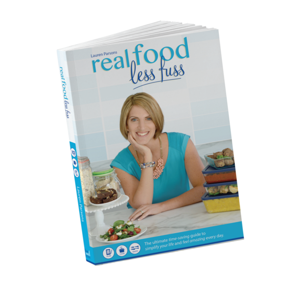 real food less fuss by Lauren Parsons - cover