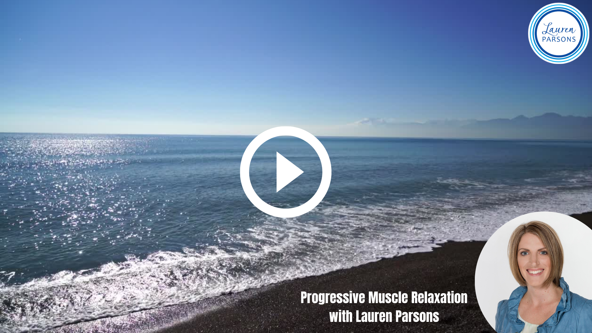 Progressive Muscle Relaxation Image of a Beach