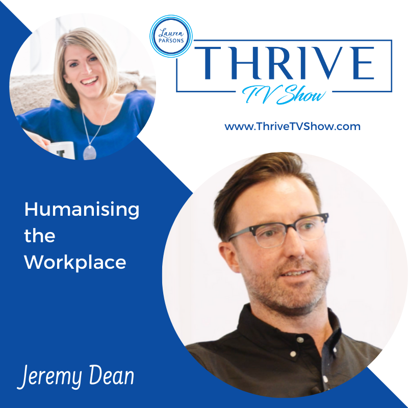 Lauren Parsons Wellbeing Specialists Thrive TV Show Podcast with Jeremy Dean